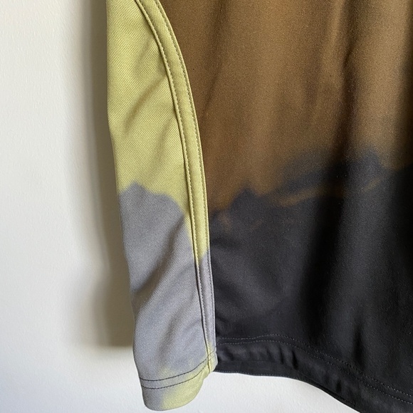 Puma Men's Black/Brown Athletic Gym Shorts Size Medium Bleached Look - Picture 5 of 11